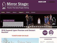 Tablet Screenshot of mirrorstage.org